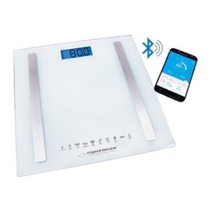 Kućna vaga ESPERANZA 8in1 bluetooth scale BESTFIT white, EBS016W