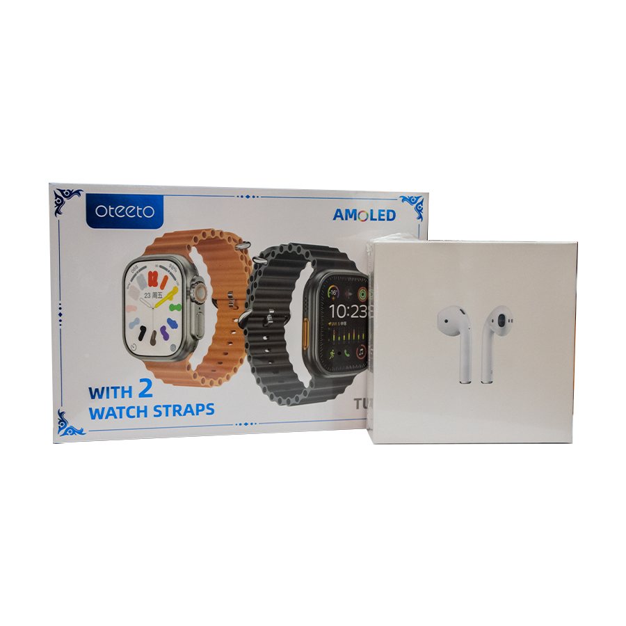 Pametni sat Oteeto TU96 Smart Duo gold + slušalice poklon