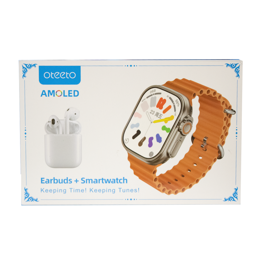 Pametni sat Oteeto TU96 Smart Duo gold + slušalice poklon