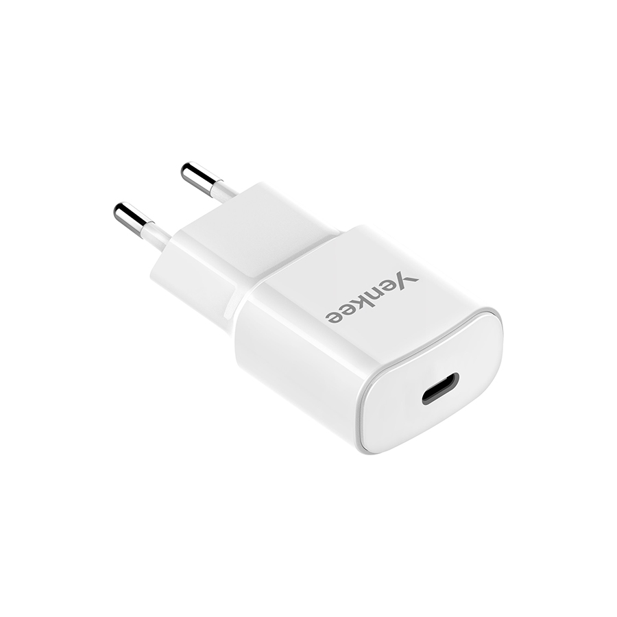 YENKEE PUNJAČ ZA TELEFONE USB C YAC 2033WH 20W YENKEE PUNJAČ ZA TELEFONE USB C YAC 2033WH 20W