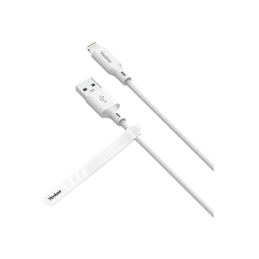 Yenkee USB kabal YCU 615 WH SILIC MFi – USB A /1,5m Yenkee USB kabal YCU 615 WH SILIC MFi – USB A /1,5m