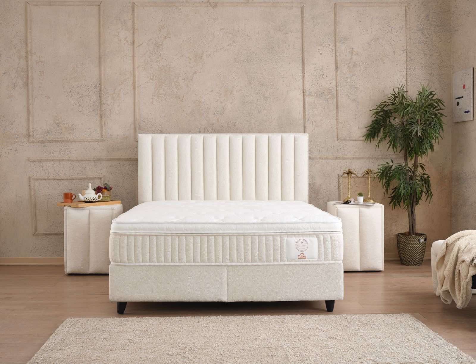 krevet bellezza sa madracem bijeli 160x200 krevet bellezza sa madracem bijeli 180x200 bijeli bračni krevet bellezza sa madracem